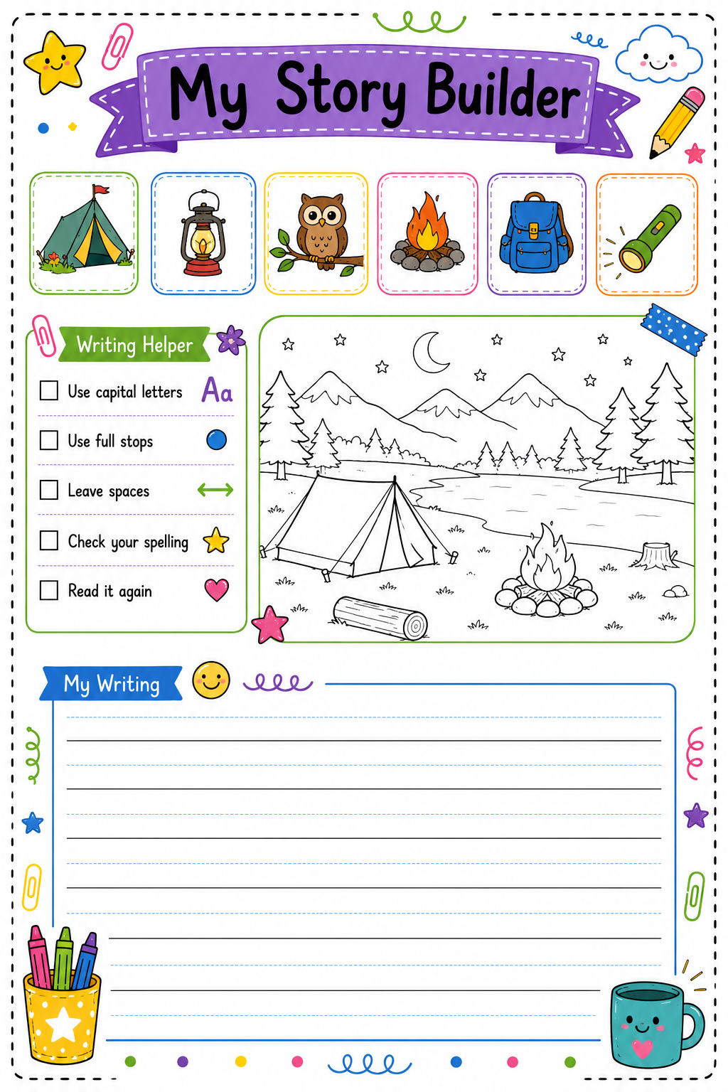 My Story Builder — Camping Adventure